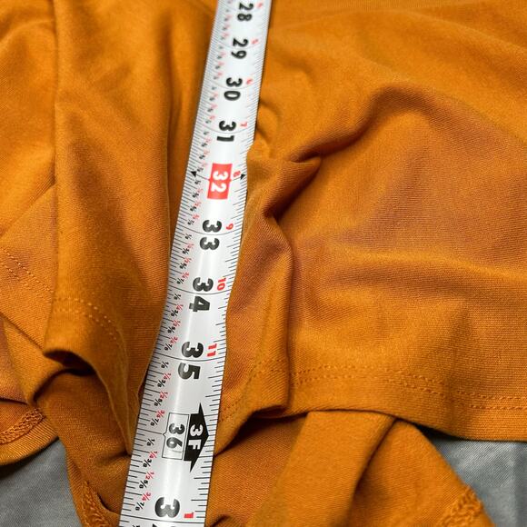 NEW LuLaRoe Dress Women XS Runs Large "Maurine" Orange Amber Autumn Halloween - Picture 8 of 8